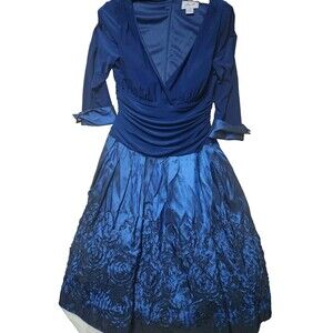 Jessica Howard Womens Size 12 Blue Cocktail/Formal Party Dress